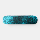 Blaue Marmorabdruck Skateboard (Horizontal)