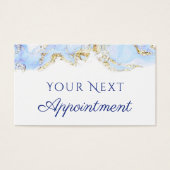 Blaue Marmordesignkarte (Vorderseite)