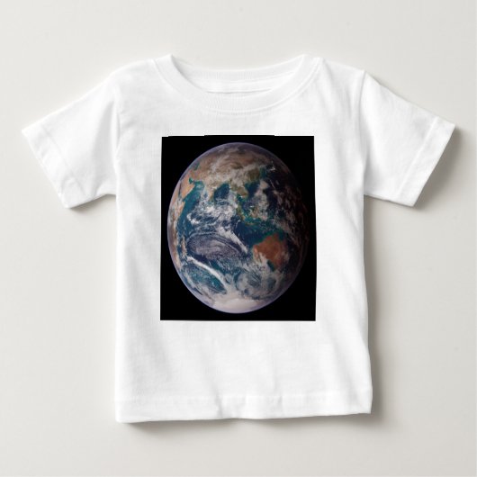 Blaue Marmorerde (östliche Hemisphäre) Baby T-shirt (Vorderseite)
