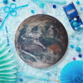 Blaue Marmorerde (östliche Hemisphäre) Pappteller (Party)