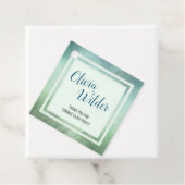 Blaue Marmorgrenze Geschenkanhänger (Beispiel)