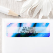 Blaue marmorierte Außenwelt Abstrakter Hintergrund (Insitu)