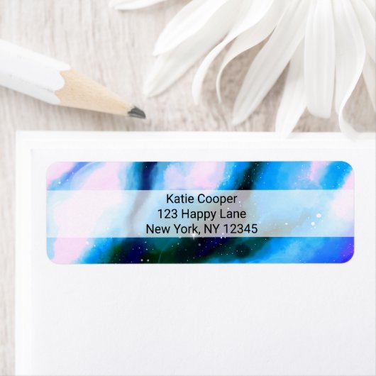 Blaue marmorierte Außenwelt Abstrakter Hintergrund (Insitu)