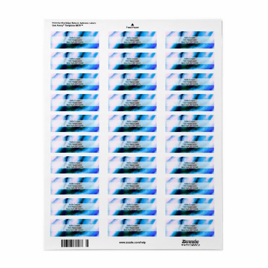 Blaue marmorierte Außenwelt Abstrakter Hintergrund (Vorne)