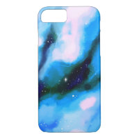 Blaue marmorierte Außenwelt Abstrakter Hintergrund