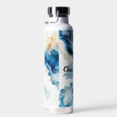 Blaue Marmorklasse 2025 Trinkflasche (Rechts)