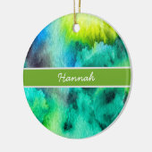 Blaue Marmorkunst Keramik Ornament (Links)