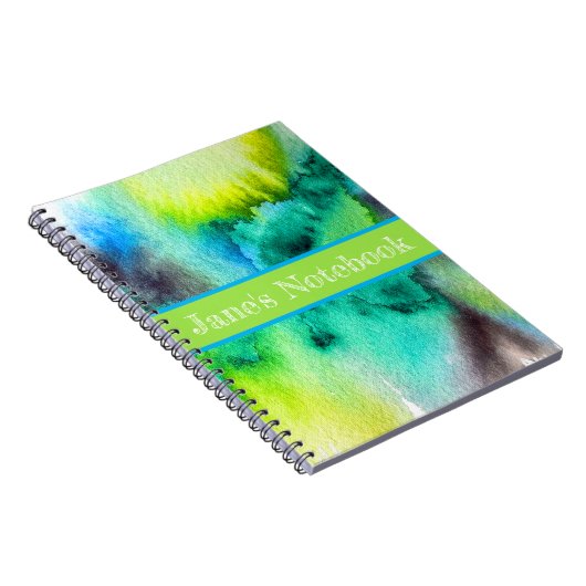 Blaue Marmorkunst Notizblock (Rechte Seite)