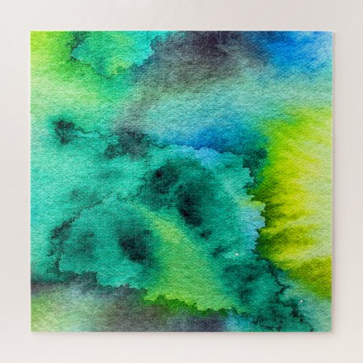 Blaue Marmorkunst Puzzle (Horizontal)