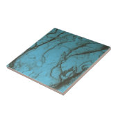 blaue Marmormusterfliese Fliese (Seite)