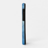 Blaue Marmorplatte Abstrakt Case-Mate iPhone Hülle (Hinten/Links)