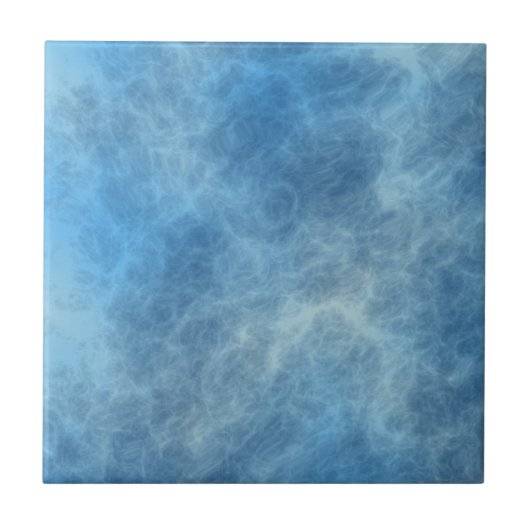 Blaue Marmorplatte Abstrakt Fliese (Vorderseite)