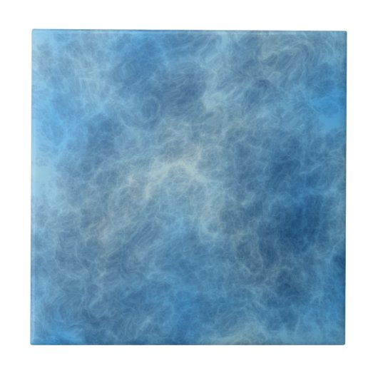 Blaue Marmorplatte abstrakt Fliese (Vorderseite)