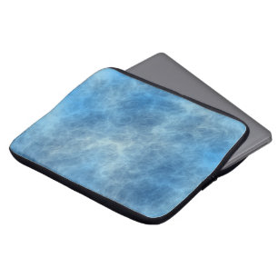 Blaue Marmorplatte Abstrakt Laptopschutzhülle