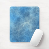 Blaue Marmorplatte Abstrakt Mousepad (Mit Mouse)