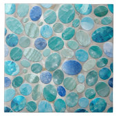 Blaue Marmorplatte Fliese (Vorderseite)