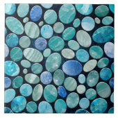 Blaue Marmorplatte Fliese (Vorderseite)