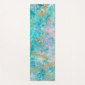 Blaue Marmorplatte  Yogamatte (Vorderseite)