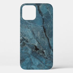 blaue Marmorstruktur Hintergrund, italienischer Ma Case-Mate iPhone Hülle