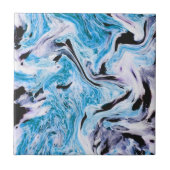 Blaue Marmortextur Fliese (Vorderseite)