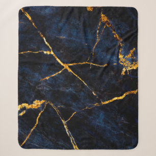Blaue Marmortextur Hintergrund, italienische Marmo Sherpadecke