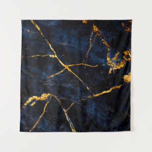 Blaue Marmortextur Hintergrund, italienische Marmo Wandteppich