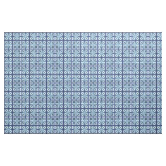Blaue marokkanische Baumwolle oder Leinen Stoff (Yard (91,4 cm))
