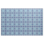 Blaue marokkanische Baumwolle oder Leinen Stoff (Fat Quarter (45,7 x 55,9 cm))
