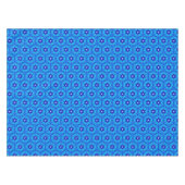 Blaue marokkanische Rose Tile Tableclout Tischdecke (Vorderseite (Horizontal))