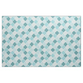 Blaue marokkanische Trellis, Latticework, Quatrefo Stoff (Fat Quarter (45,7 x 55,9 cm))