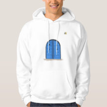 Blaue marokkanische Tür – Cozy Hoodie