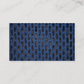 Blaue Masche Visitenkarte (Rückseite)