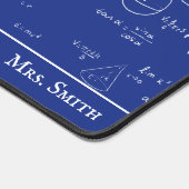 Blaue Mathematik Formeln Lehrer Schreibtischunterlage (Ecke)