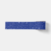 Blaue Mathematik Formeln Ripsband (Vorderseite)