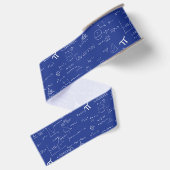 Blaue Mathematik Formeln Ripsband (Rückseite)