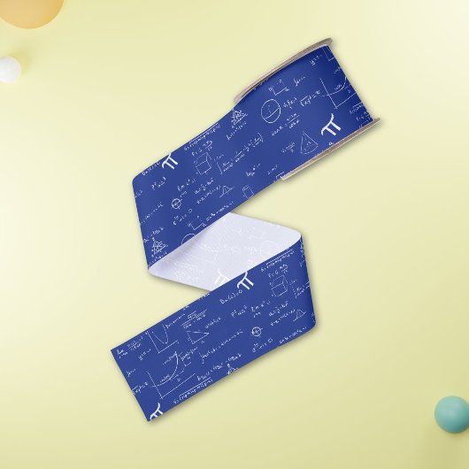 Blaue Mathematik Formeln Ripsband