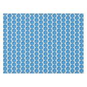 Blaue Mattierte Donut Doughnut Regenbogen Sprinkle Tischdecke (Vorderseite (Horizontal))