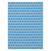 Blaue Mattierte Donut Doughnut Regenbogen Sprinkle Tischdecke (Vorderseite)