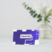 Blaue Mauer Visitenkarte (Stehend Vorderseite)