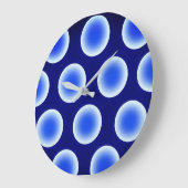 Blaue Mauermauer-Uhr Große Wanduhr (Winkel)