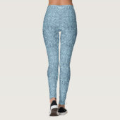 Blaue Medaillon-Leggings Leggings (Rückseite)