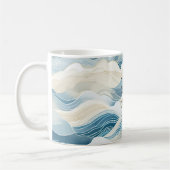 Blaue Meerbrassen Kaffeetasse (Links)