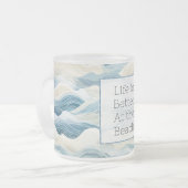 Blaue Meerbrassen Mattglastasse (Vorderseite Links)