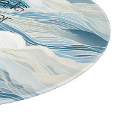 Blaue Meerbrassen Schneidebrett (Ecke)