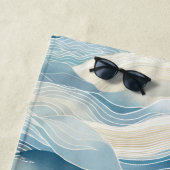 Blaue Meerbrassen Strandtuch (Beispiel)