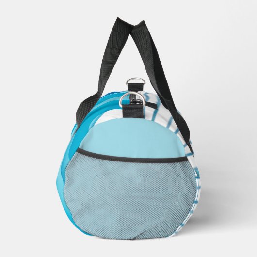 "Blaue Meere" Kleine Duffle Bag (Rechts)