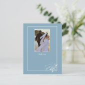 Blaue Meere Postkarte (Stehend Vorderseite)