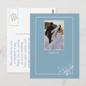 Blaue Meere Postkarte (Vorne/Hinten)