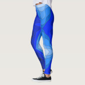 Blaue Meeresböden - Leggings (Links)