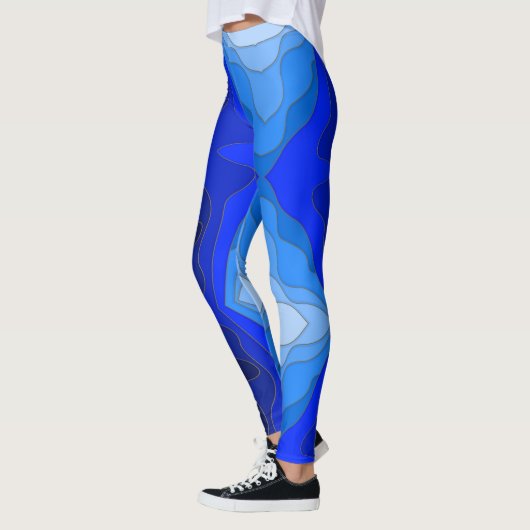 Blaue Meeresböden - Leggings (Links)